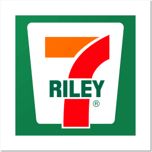 7 Riley Posters and Art